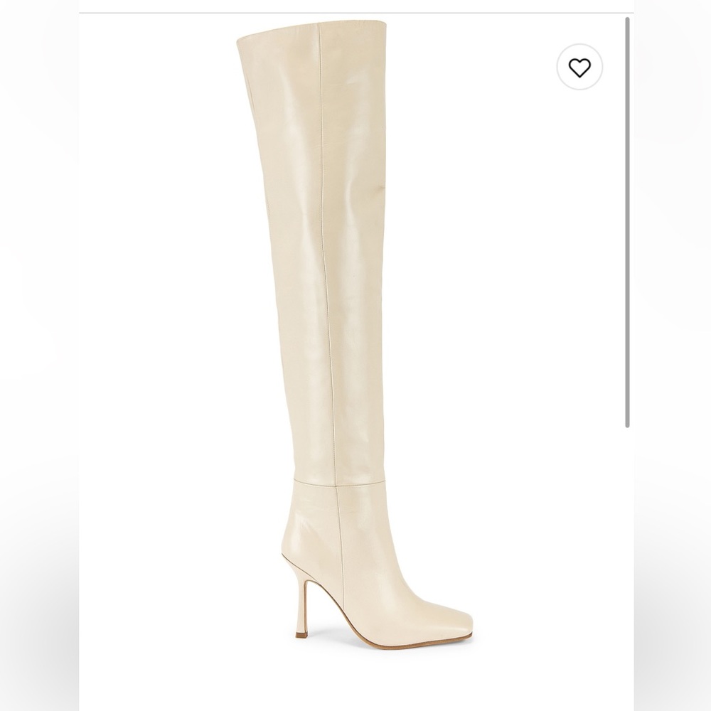 Tony Bianco Halo Thigh High Boot- Vanilla
